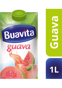 Buavita Guava 1L - Buavita, jus favorit yang terbuat dari buah asli, segar dan menyehatkan