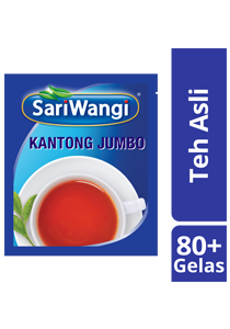 SariWangi Kantong Jumbo 4x20g - SariWangi Kantong Jumbo produces classic, Indonesian tea flavours in large quantity yet in a more practical way