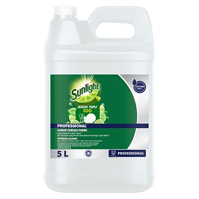 Sunlight Pro Lime Jerry Can 5L - Sunlight 10X Most Powerful Degrease, Easy Rinse, Gentle on Hands. Quick Rinse Technology