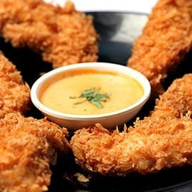 Fillet Ayam Goreng Renyah dengan Mayones Kopi Fillet Ayam Goreng Renyah dengan Mayones Kopi