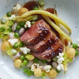 Glazed Duck with Honey and Lavender Glazed Duck with Honey and Lavender