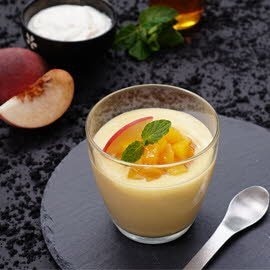 Bango Peach Panna Cotta