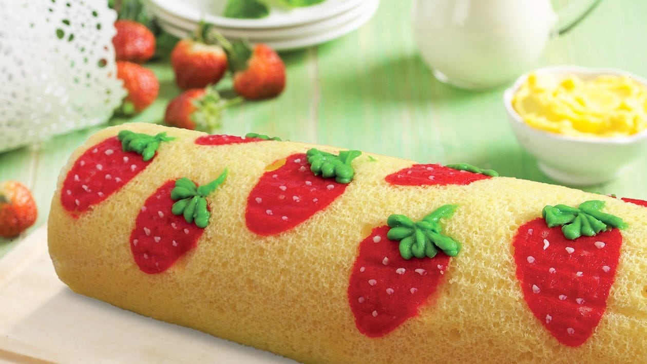 Strawberry Character Cake