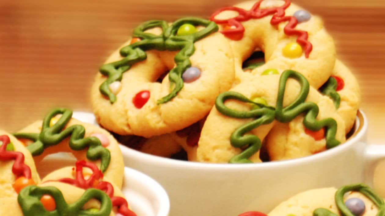 Christmas Wreath Cookies – - Resep