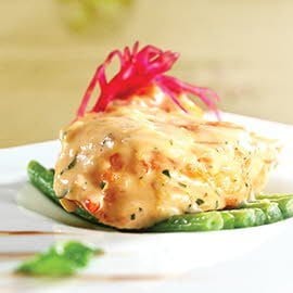 Baked Cod Fish with Salted Egg Mayo Baked Cod Fish with Salted Egg Mayo