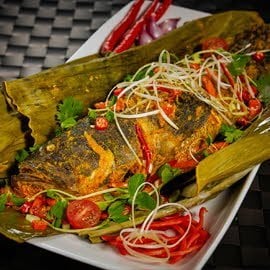 Grouper Pepes (Seasoned Grouper Wrapped in Banana Leaves)