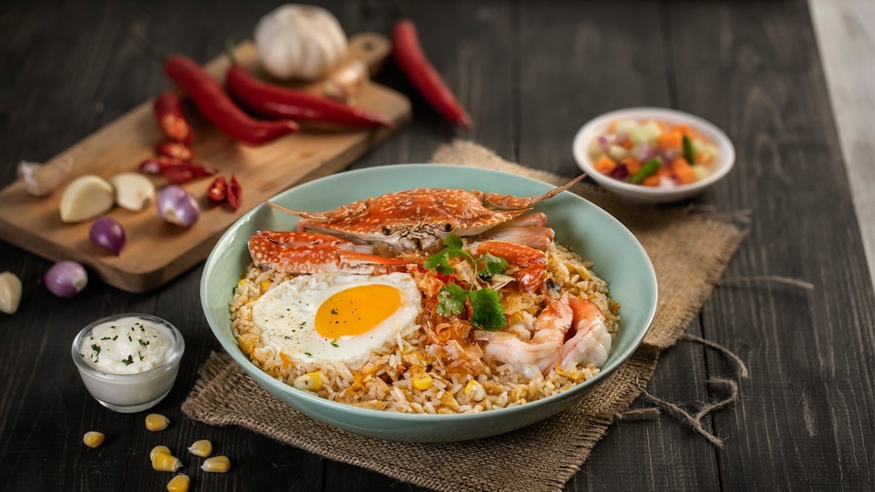 Fried Rice with Flower Crab (Rajungan) – - Recipe