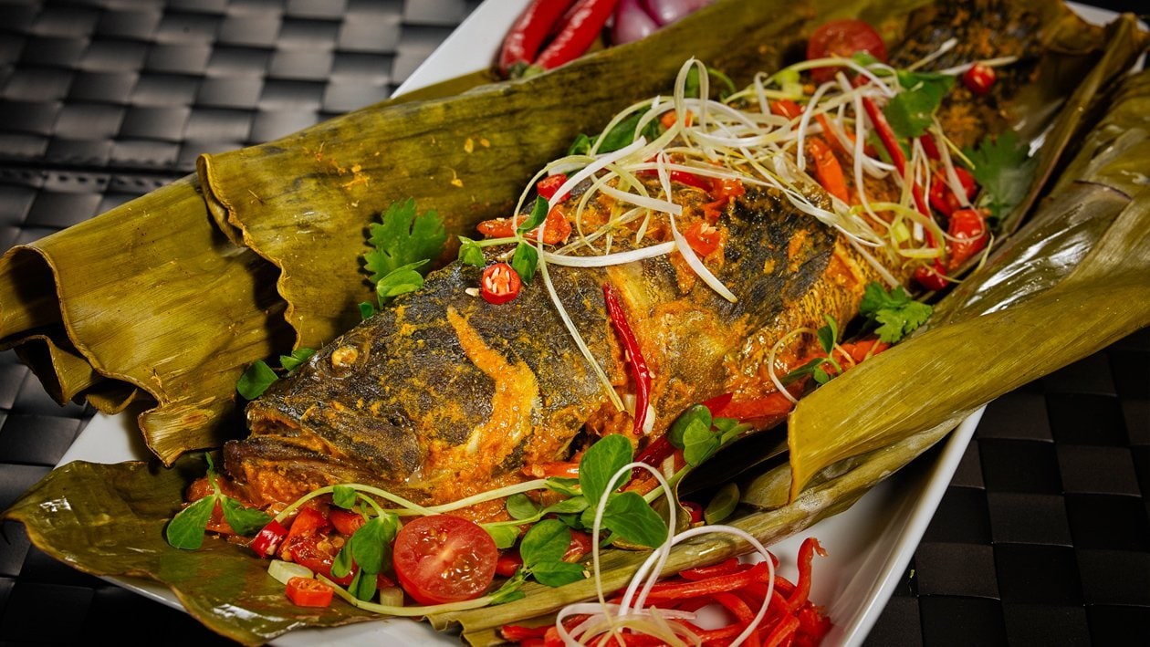 Grouper Pepes (Seasoned Grouper Wrapped in Banana Leaves)