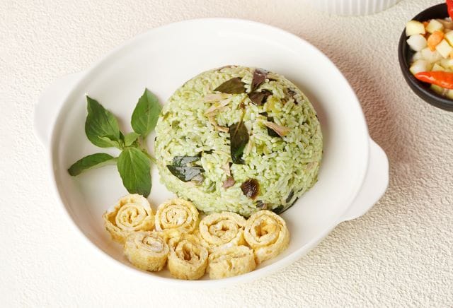 Green Fried Rice with Lemon Basil – - Recipe