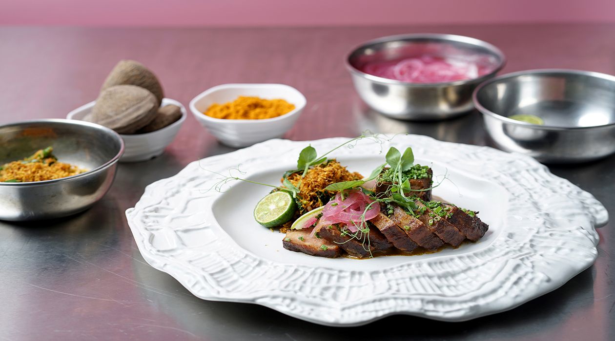Grilled Beef Tongue with Kluwek and Curry Sauce – - Recipe