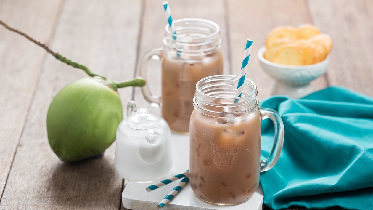 Special Ice Tea with Coconut Milk – - Recipe