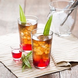 Ice Tea with Pandan Rose Syrup Ice Tea with Pandan Rose Syrup
