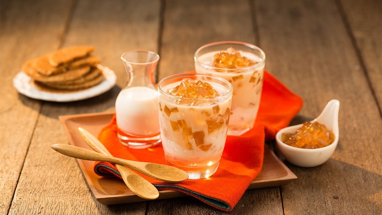 Ice Tea with Mocca Jelly – - Recipe