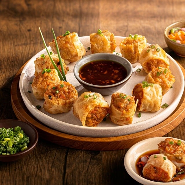 Ayam Gulung Saus Siram Ayam Gulung Saus Siram