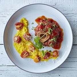 Osso Bucco with Risotto Milanese Osso Bucco with Risotto Milanese