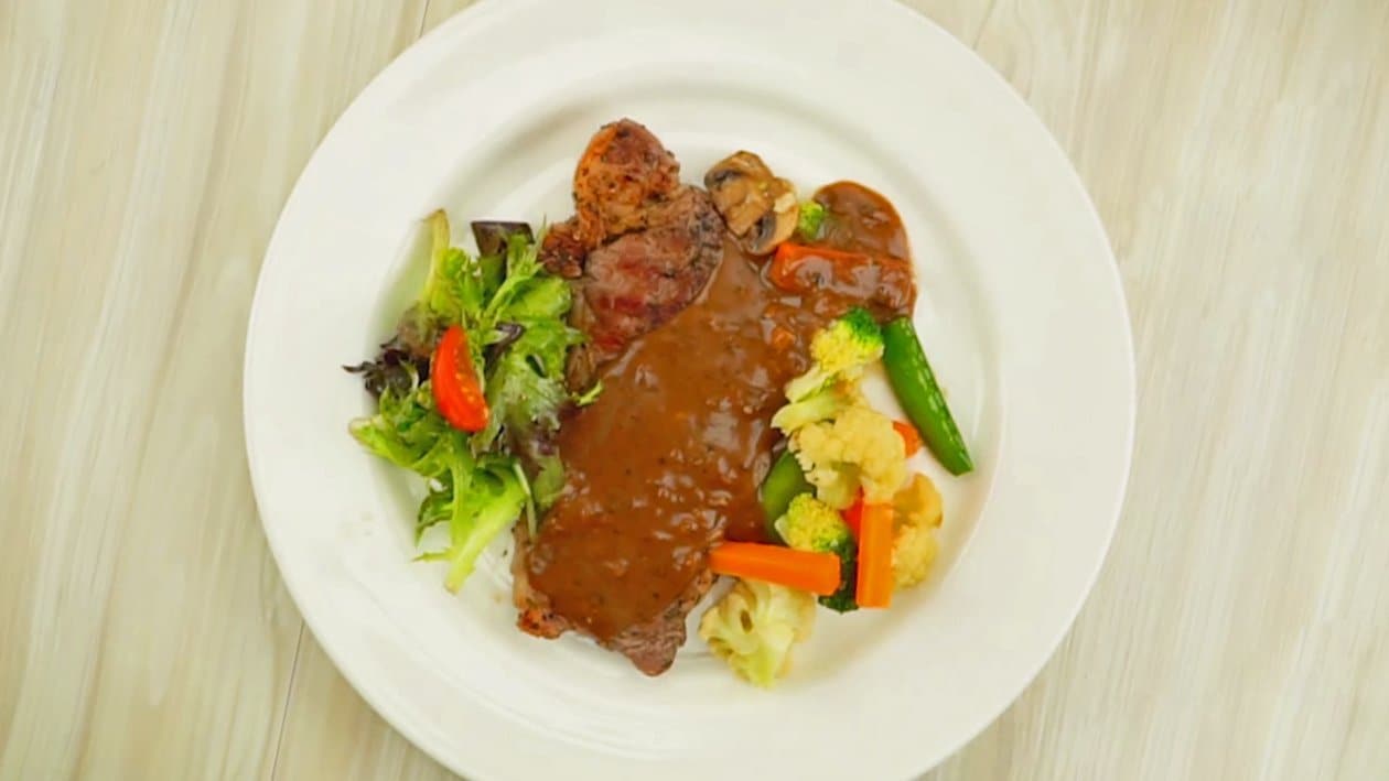 Sirloin Steak Blackpepper Sauce – - Recipe