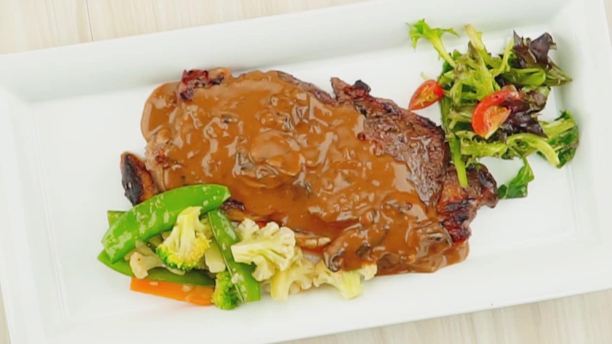 Sirloin Steak Mushroom Sauce – - Recipe