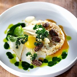 Cauliflower Risotto with Parsley And Morel Mushrooms Cauliflower Risotto with Parsley And Morel Mushrooms