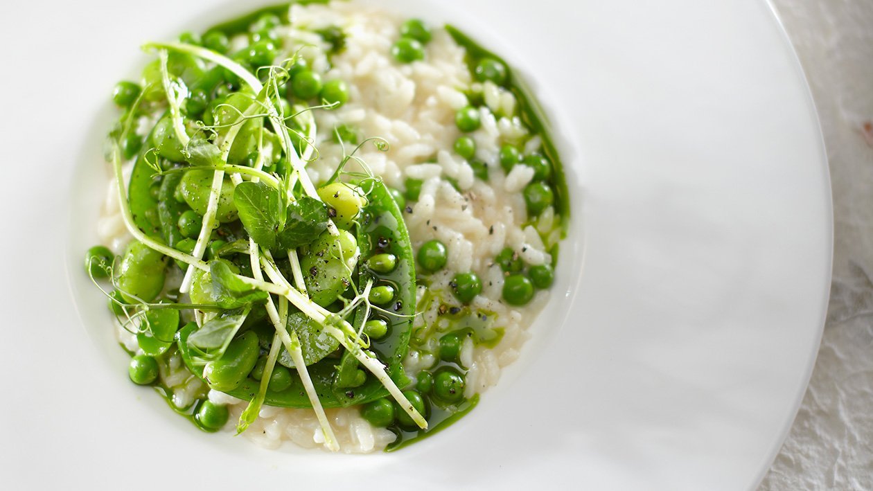Risotto with Green Vegetables