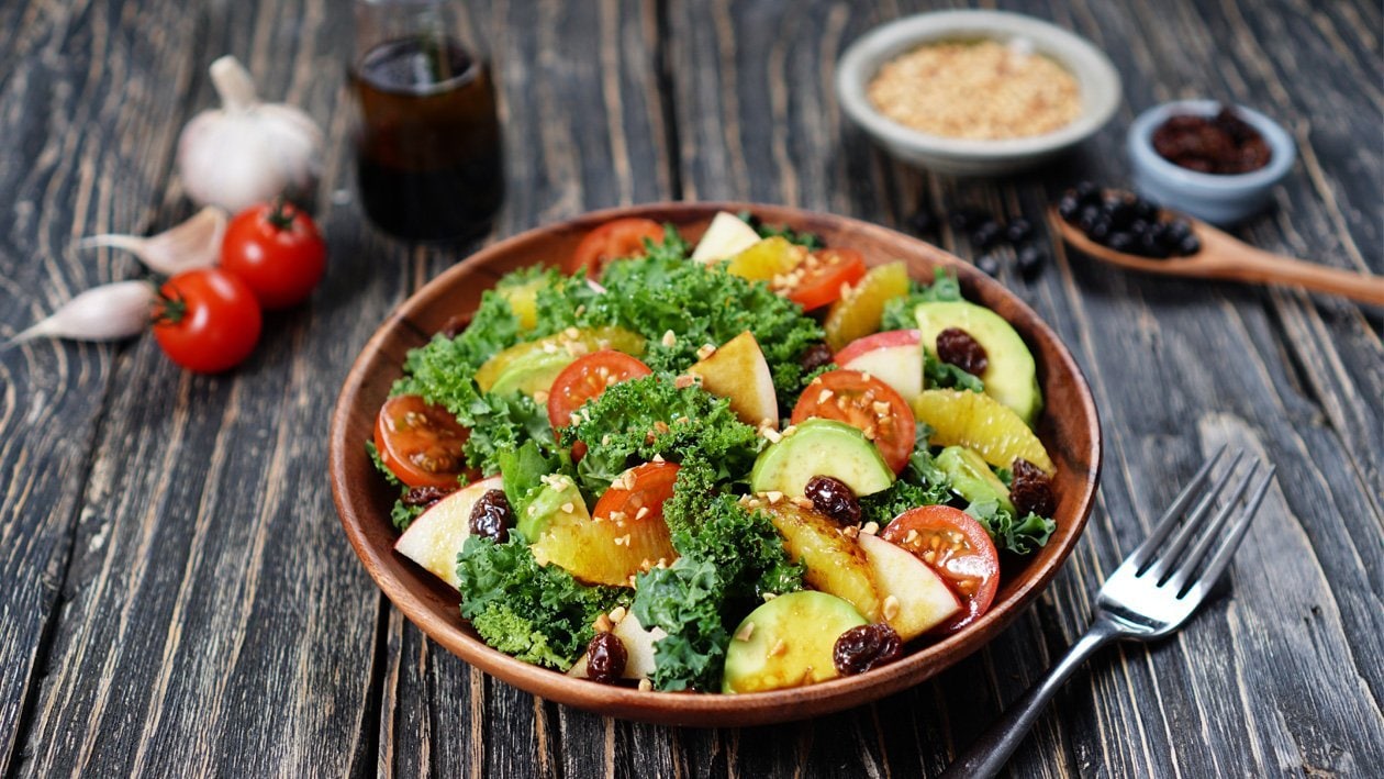 Kale Salad Balsamic Bango Dressing – - Recipe