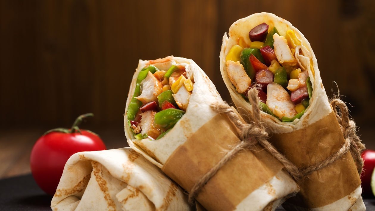 Burrito Isi Ayam dan Kacang Hitam – - UFS