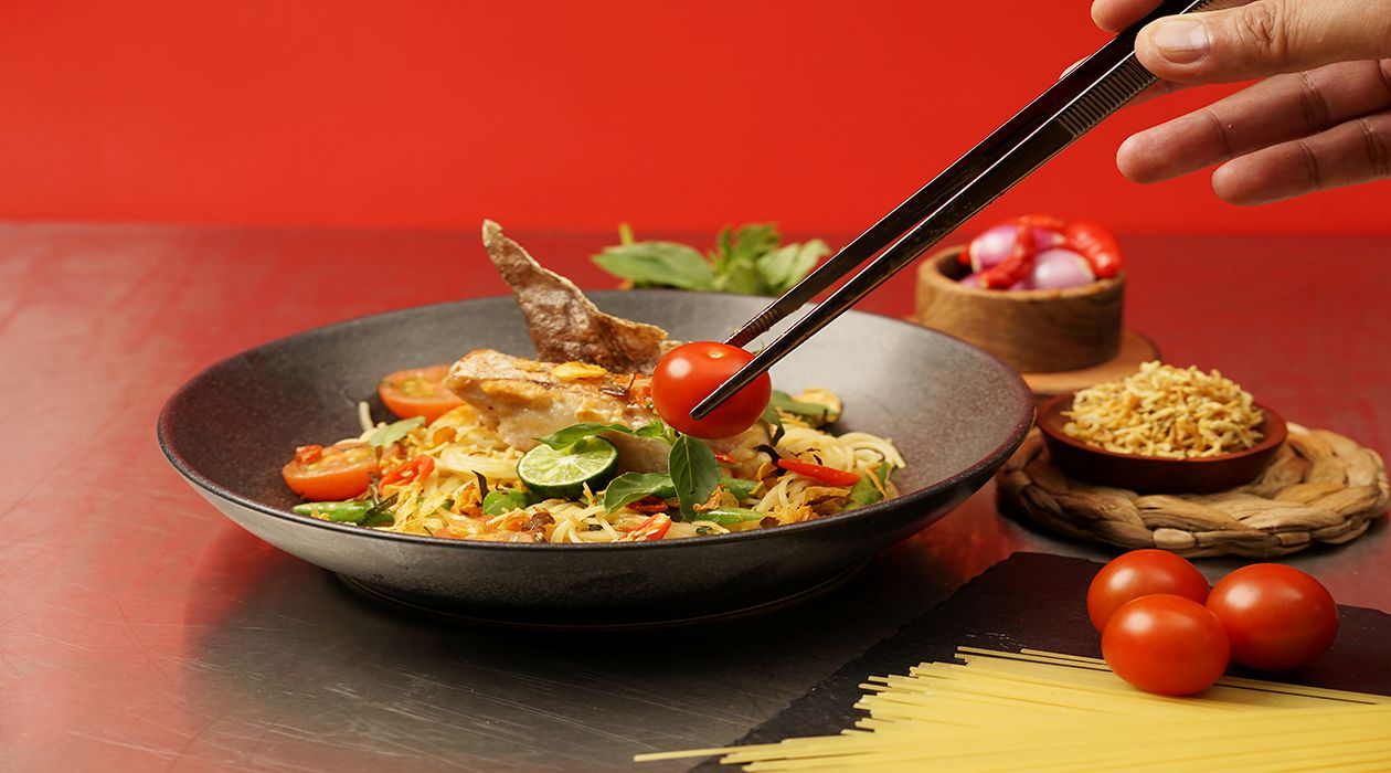 Snapper Aglio e Olio with Anchovy Sambal – - Recipe