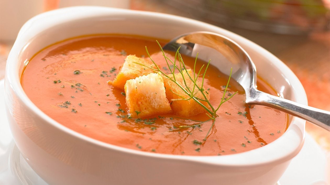 Chilled Carrot Tomato Soup – - Resep