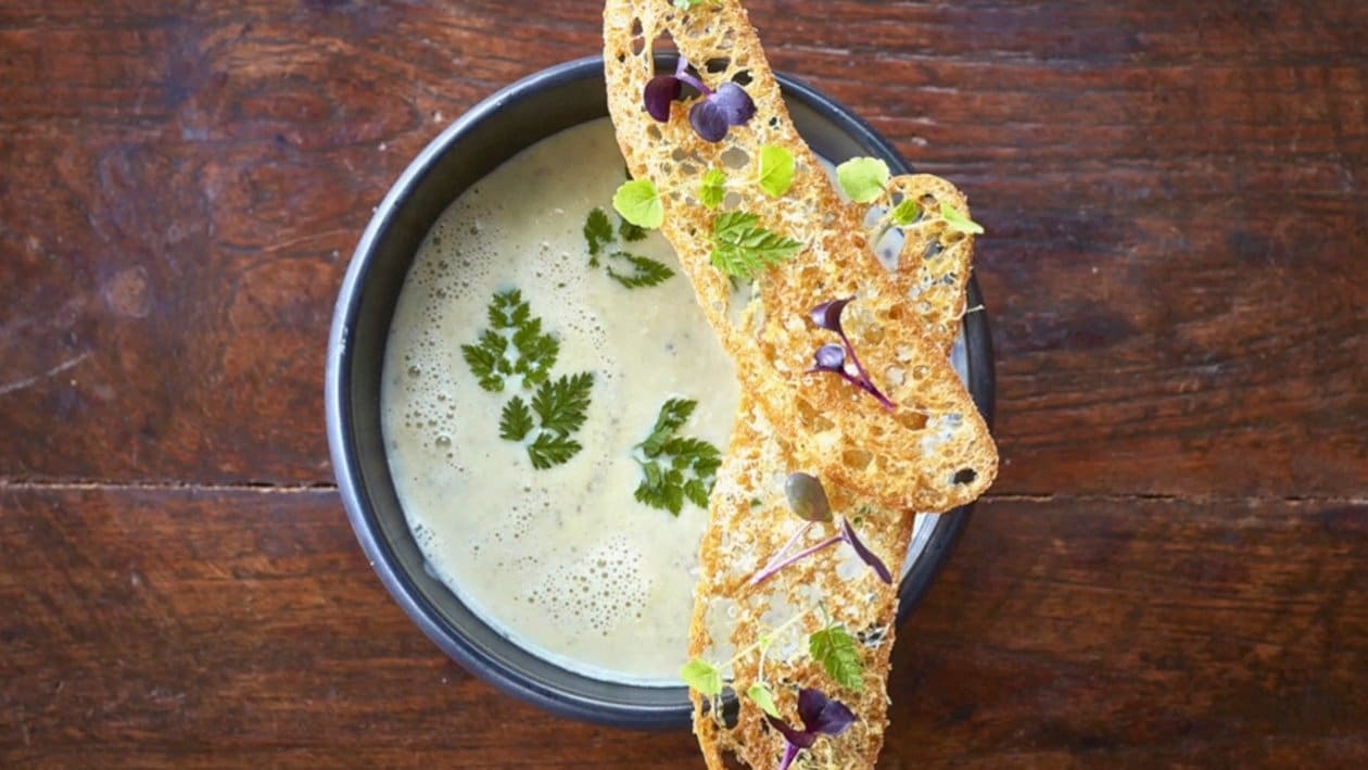 Truffle Soup with Crostini – - Recipe
