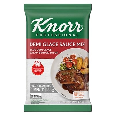 Knorr Demi Glace Sauce Mix - Knorr Demi Glace Sauce, buat saus demi glace berkualitas hanya dalam 5 menit!