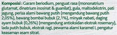 Knorr Bumbu Pelezat Rasa Ayam Rostip Pouch 200G - Knorr Rostip, chicken and garlic flavored seasoning. Creates a stir-fry dish with an enhanced fried-garlic aroma and a delicious touch of flavor.