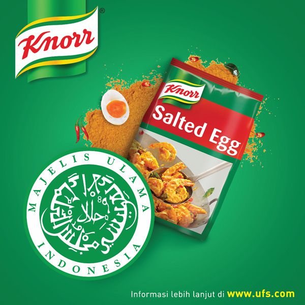 Knorr Golden Salted Egg Powder 800g Unilever Food Solutions ID