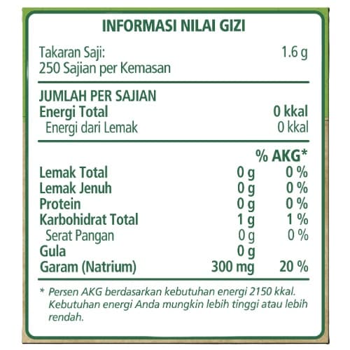 Knorr Mushroom & Vegetable Seasoning (NON-MSG) 400gr - Knorr Mushroom & Vegetable Seasoning, bumbu yang dapat memberi rasa umami alami khas jamur dan kaldu sayuran tanpa tambahan MSG untuk hidangan Anda yang sehat dan lezat