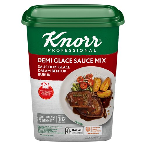 Knorr Saus Demi Glace 1kg - Knorr Demi Glace, membuat saus demi glace berkualitas dan konsisten dalam waktu singkat
