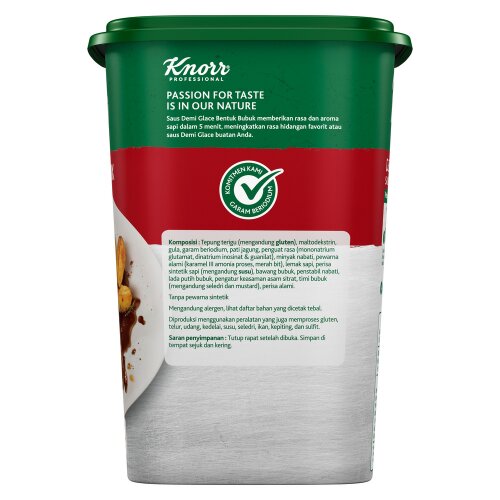 Knorr Saus Demi Glace 1kg - Knorr Demi Glace, membuat saus demi glace berkualitas dan konsisten dalam waktu singkat