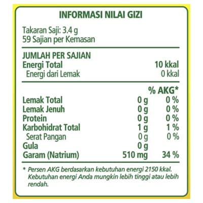 Knorr Bumbu Ekstrak Daging Ayam 200g - Knorr Chicken Powder, dengan ekstrak daging ayam asli akan memperkuat rasa hidangan secara keseluruhan