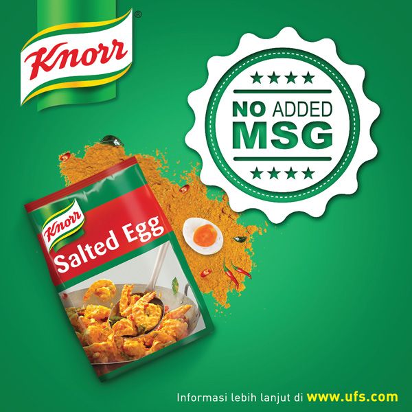 Knorr Bubuk Saus Telur Asin 800g - Knorr Golden Salted Egg Powder adalah bumbu serbaguna untuk menciptakan kreasi hidangan tanpa batas.