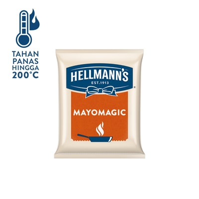 Hellmann's Mayo Magic Pouch 3L - Hellmann's Mayo Magic, pilihan tepat dengan rasa mayo lezat untuk beragam hidangan panas!