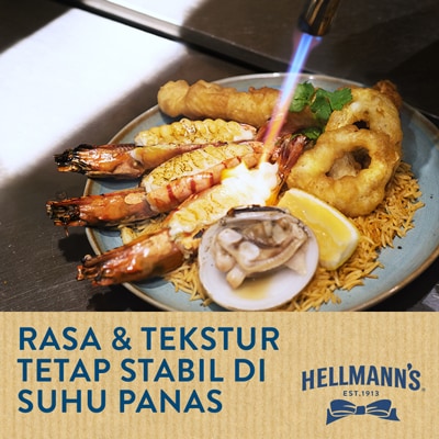 Hellmann’s All Purpose Mayo - Hellmann's Mayo Magic, pilihan tepat dengan rasa mayo lezat untuk beragam hidangan panas!