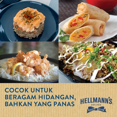 Hellmann’s All Purpose Mayo - Hellmann's Mayo Magic, pilihan tepat dengan rasa mayo lezat untuk beragam hidangan panas!