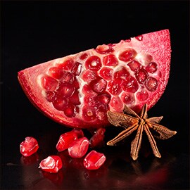 2. Pomegranate and star anise