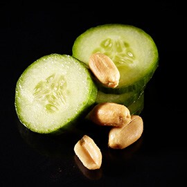 2. Peanut and cucumber
