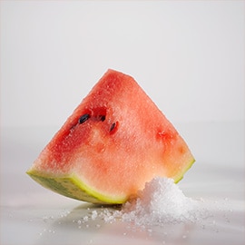 3. Watermelon and salt