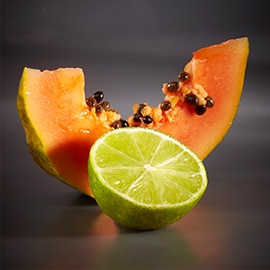6. Papaya and lime