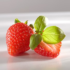 5. Basil and strawberry