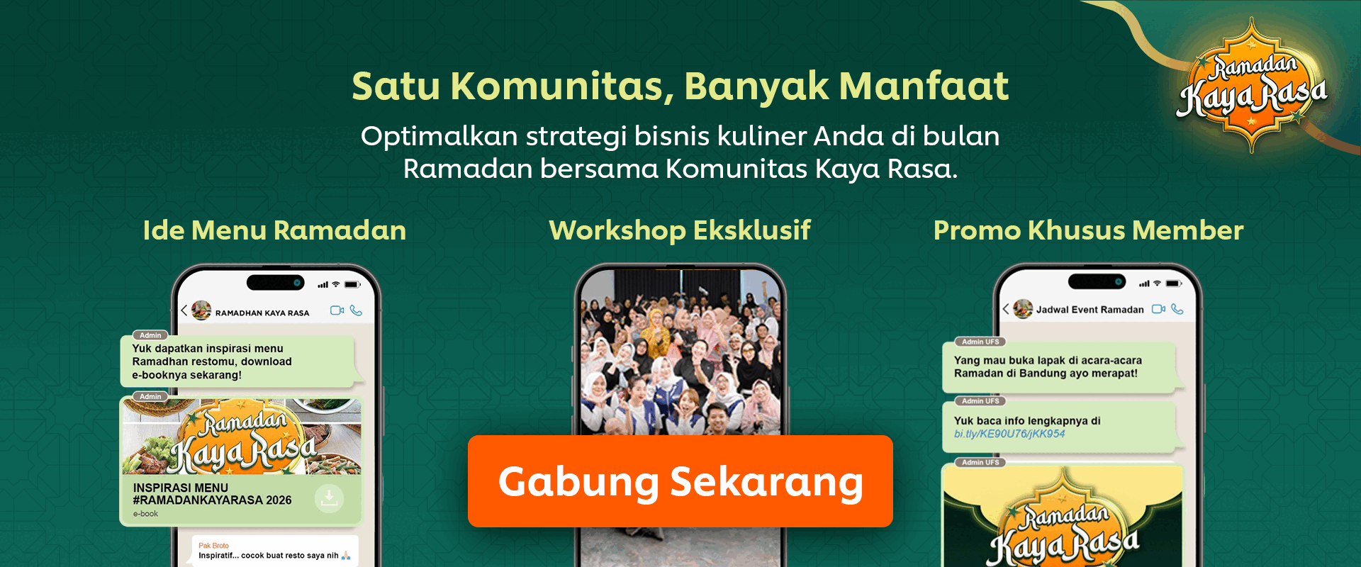 Satu Komunitas, Banyak Manfaat