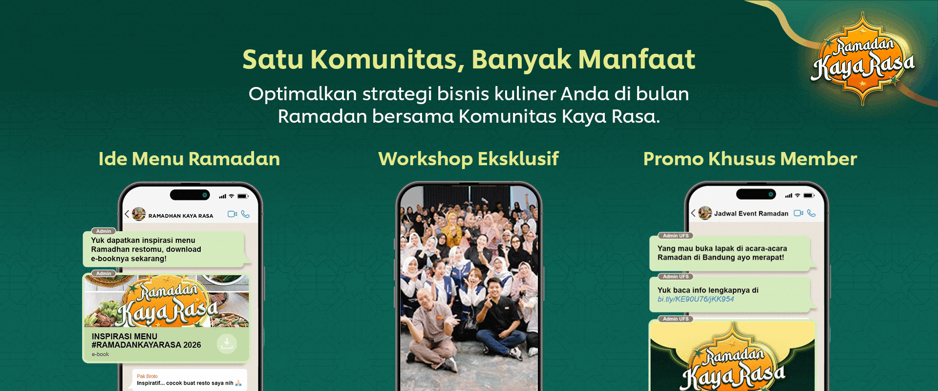 Satu Komunitas, Banyak Manfaat