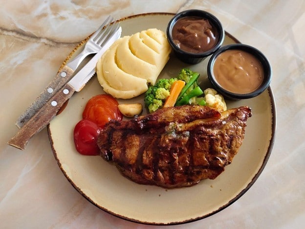 Sirloin Steak Blackpepper Sauce Sirloin Steak Blackpepper Sauce