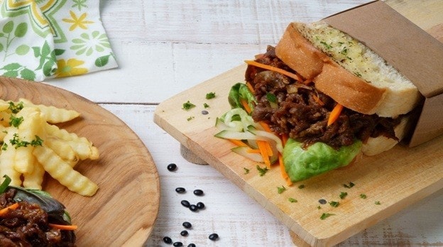 resep sandwich semur daging sukiyaki