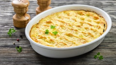 Kentang Rosti dengan Keju Cheddar Kentang Rosti dengan Keju Cheddar