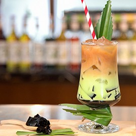 Pandan Jelly Layer Tea Pandan Jelly Layer Tea